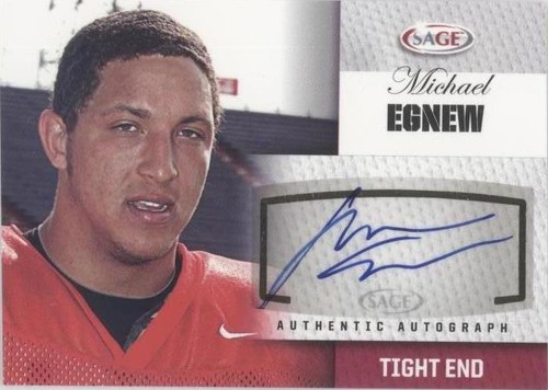2012 SAGE Autographed Michael Egnew #A13