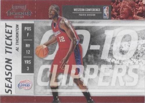 2009-10 Playoff Contenders - Al Thornton #78