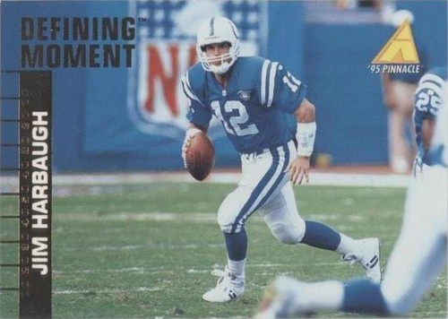 1995 Pinnacle Club Collection Jim Harbaugh #108