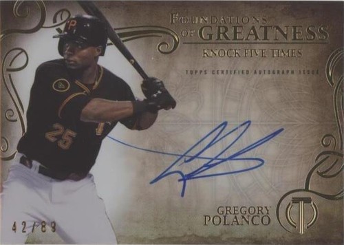 2015 Topps Tribute - Gregory Polanco #THEN-GP