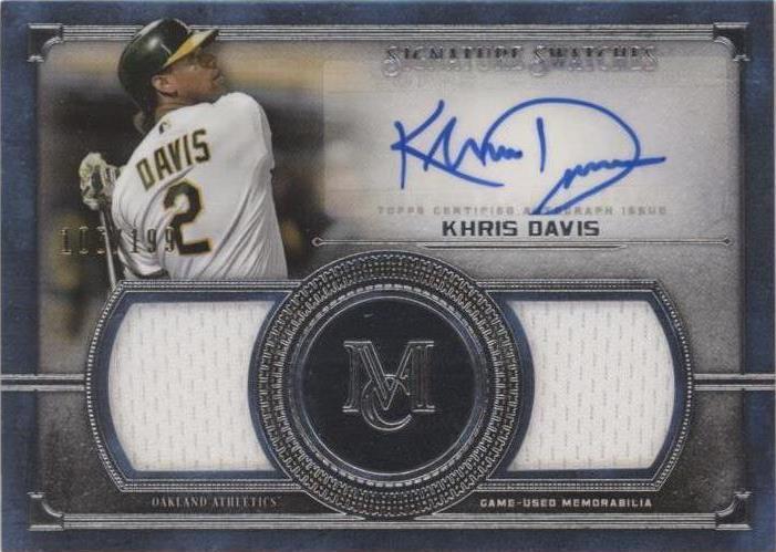 2019 Topps Museum Collection - Khris Davis #SSDA-KD