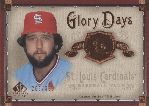 2005 SP Legendary Cuts - Bruce Sutter #GD-BS