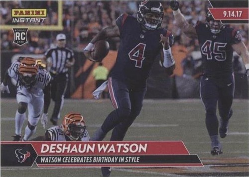 2017-18 Panini Instant NFL Deshaun Watson #22