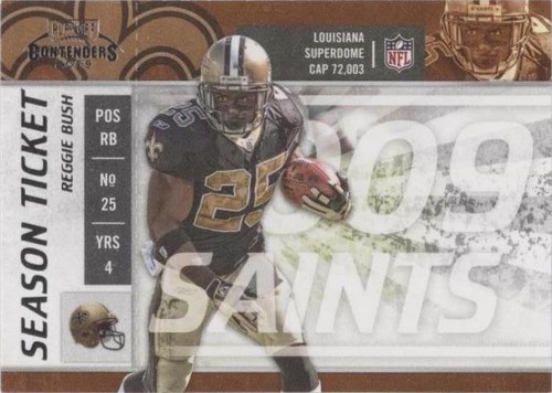 2009 Playoff Contenders Reggie Bush #63