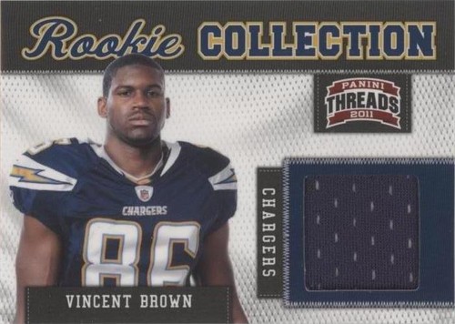 2011 Panini Threads Vincent Brown #34