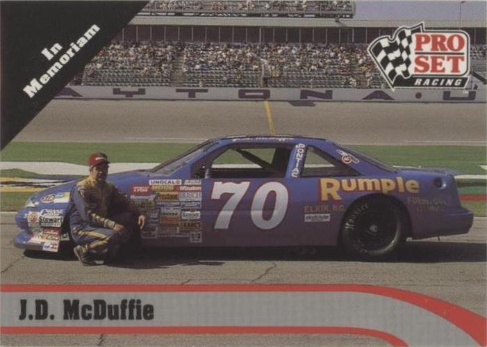 1992 Pro Set Winston Cup - J.D. Mcduffie #89