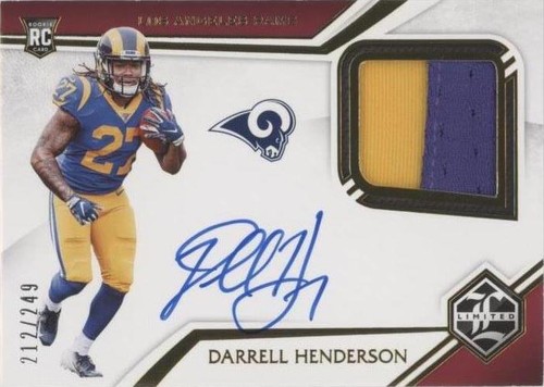 2019 Panini Limited Darrell Henderson #125