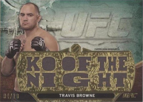 2014 Topps UFC Knockout - Travis Browne #TTR-TB