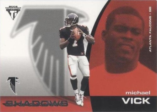 2002 Private Stock Titanium Michael Vick #1