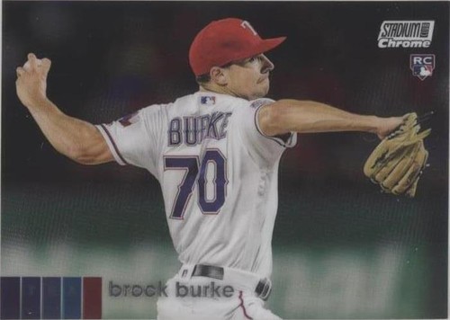 2020 Topps Stadium Club Chrome - Brock Burke #252