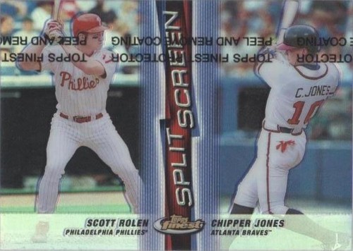 1999 Topps Finest - Chipper Jones Scott Rolen #SS8