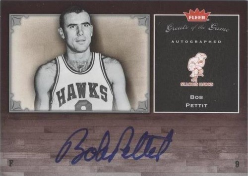 2005-06 Fleer Greats of the Game - Bob Pettit #GG-BP