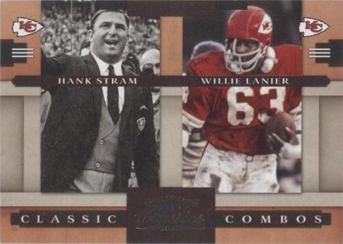 2008 Donruss Classics Hank Stram Willie Lanier #CC-1