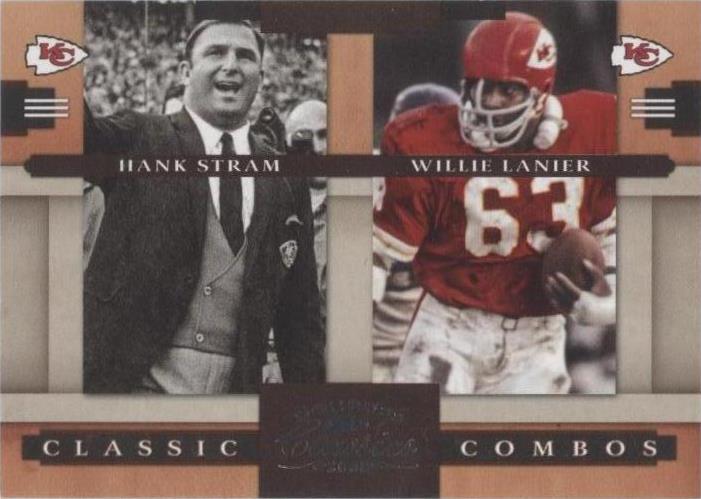 2008 Donruss Classics Hank Stram Willie Lanier #CC-1