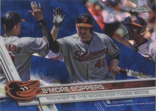 2017 Topps Chrome Sapphire Edition - Adam Jones Manny Machado Mark Trumbo #36