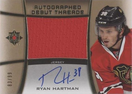 2015-16 Upper Deck Ultimate Collection - Ryan Hartman #ADT-RH