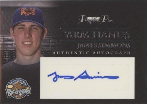 2007 TRISTAR Prospects Plus - James Simmons #FH-JS2
