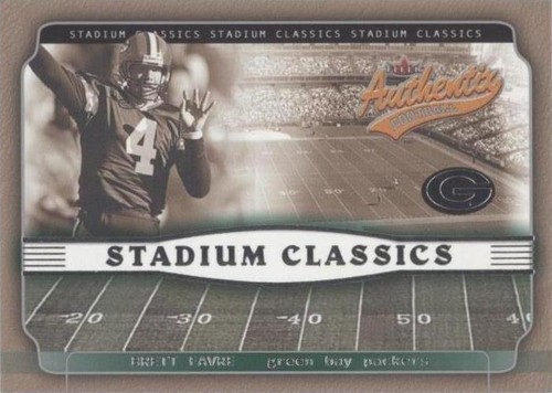 2002 Fleer Authentix Brett Favre #4 SC