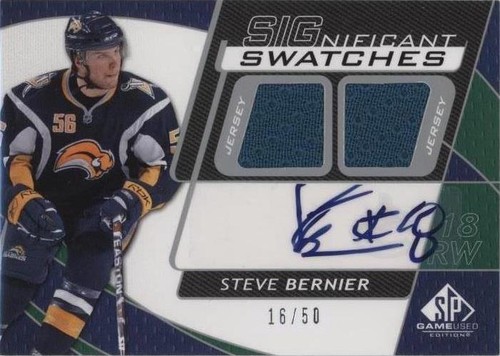 2008-09 SP Game Used Edition - Steve Bernier #SS-SB