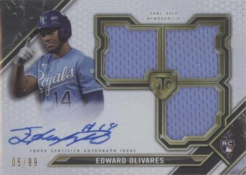 2021 Topps Triple Threads - Edward Olivares #RFPAR-EO