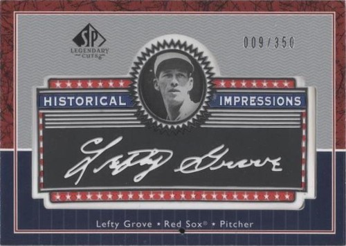 2003 SP Legendary Cuts - Lefty Grove #L-LE