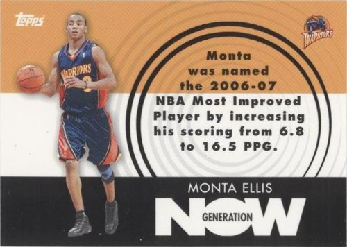 2007-08 Topps - Monta Ellis #GN18