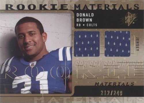 2009 SPx Donald Brown #RM-DB