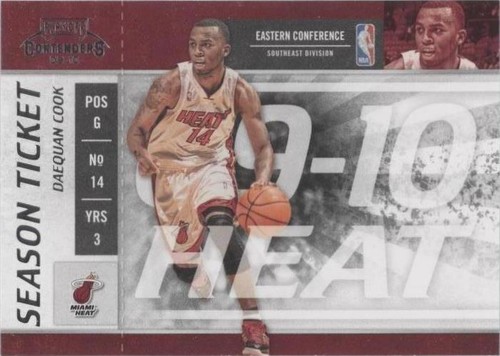 2009-10 Playoff Contenders - Daequan Cook #82