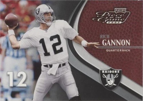 2002 Playoff Piece of the Game Rich Gannon #21