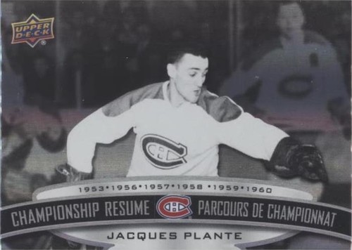 2022-23 Upper Deck Tim Hortons Legends - Jacques Plante #CR-6