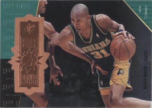 1998-99 SPx Finite - Reggie Miller #91