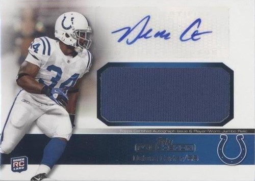 2011 Topps Precision Delone Carter #RAJR-DC