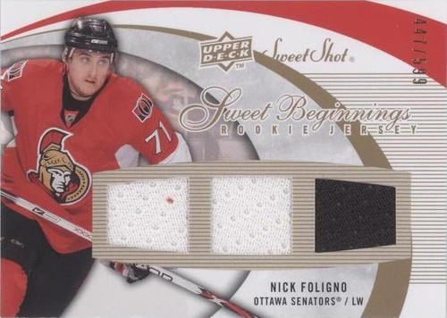 2007-08 Upper Deck Sweet Shot - Nick Foligno #116