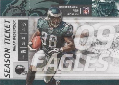 2009 Playoff Contenders Brian Westbrook #73