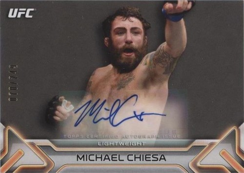 2016 Topps UFC Knockout - Michael Chiesa #KA-MC