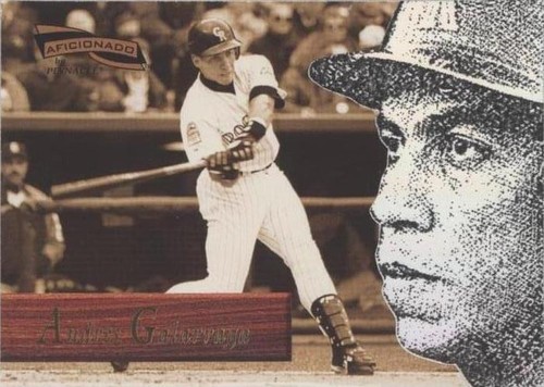 1996 Pinnacle Aficionado - Andres Galarraga #14