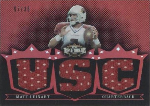 2007 Topps Triple Threads Matt Leinart #TTR83