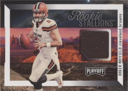 スポーツ選手 NFL CONTENDERS 18RC AUTO Baker Mayfield BAKER MAYFIELD 2018 PANINI CONTENDERS FOIL PLAYOFF TICKET
