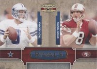 2008 Donruss Gridiron Gear Steve Young Troy Aikman #R-6