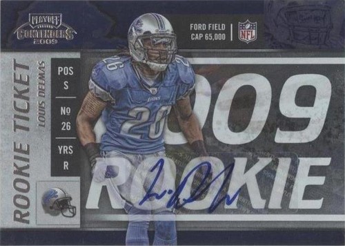 2009 Playoff Contenders Louis Delmas #184
