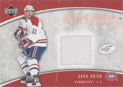 2005-06 Upper Deck Ice - Saku Koivu #FF-SK