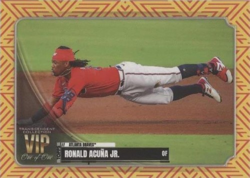 2021 Topps Transcendent Collection VIP Party - Ronald Acuña Jr. #VIP-48