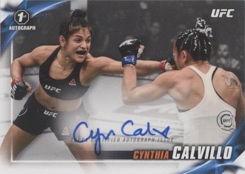 2019 Topps UFC Knockout - Cynthia Calvillo #KA-CC