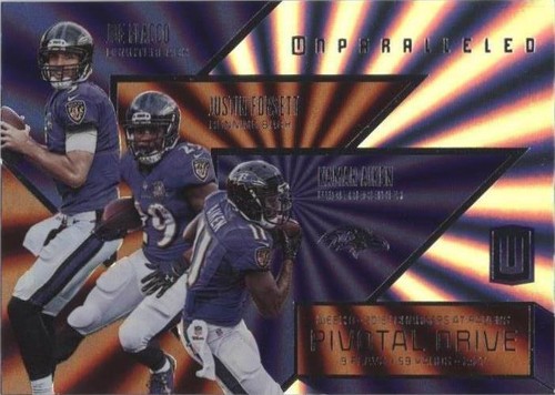 2016 Panini Unparalleled Joe Flacco Justin Forsett Kamar Aiken #PD-3
