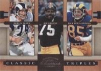 2008 Donruss Classics Jack Youngblood Joe Greene Merlin Olsen #CT-6
