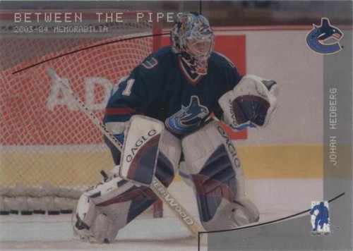 2003-04 In the Game Be A Player Memorabilia - Johan Hedberg #127