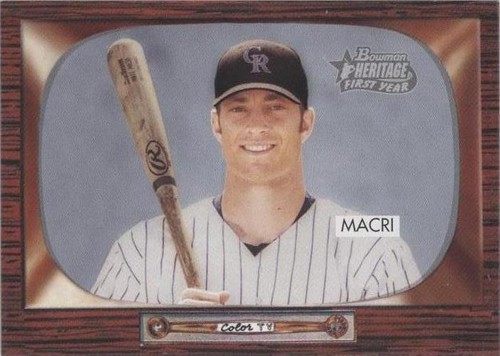2004 Bowman Heritage - Matt Macri #224