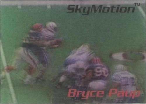 1996 Skybox SkyMotion Bryce Paup #SM37
