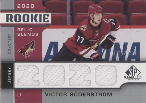 2020-21 Upper Deck SP Game Used - Victor Soderstrom #RB-VS