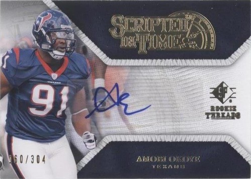 2008 SP Rookie Threads Amobi Okoye #ST-AO